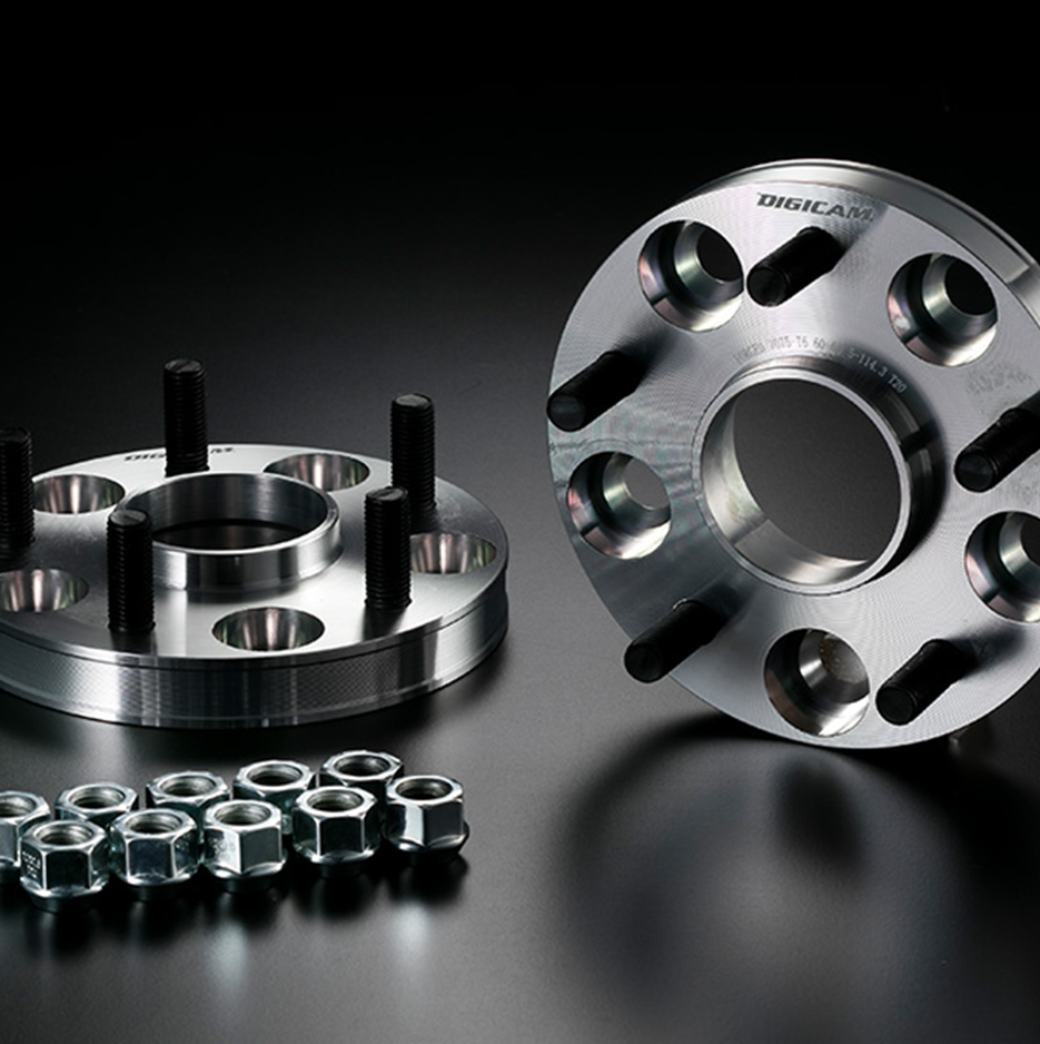 A7075-T6 ハブ付ワイドトレッドスペーサー 114.3-5H P1.5 20mm ハブ外径60-内径60