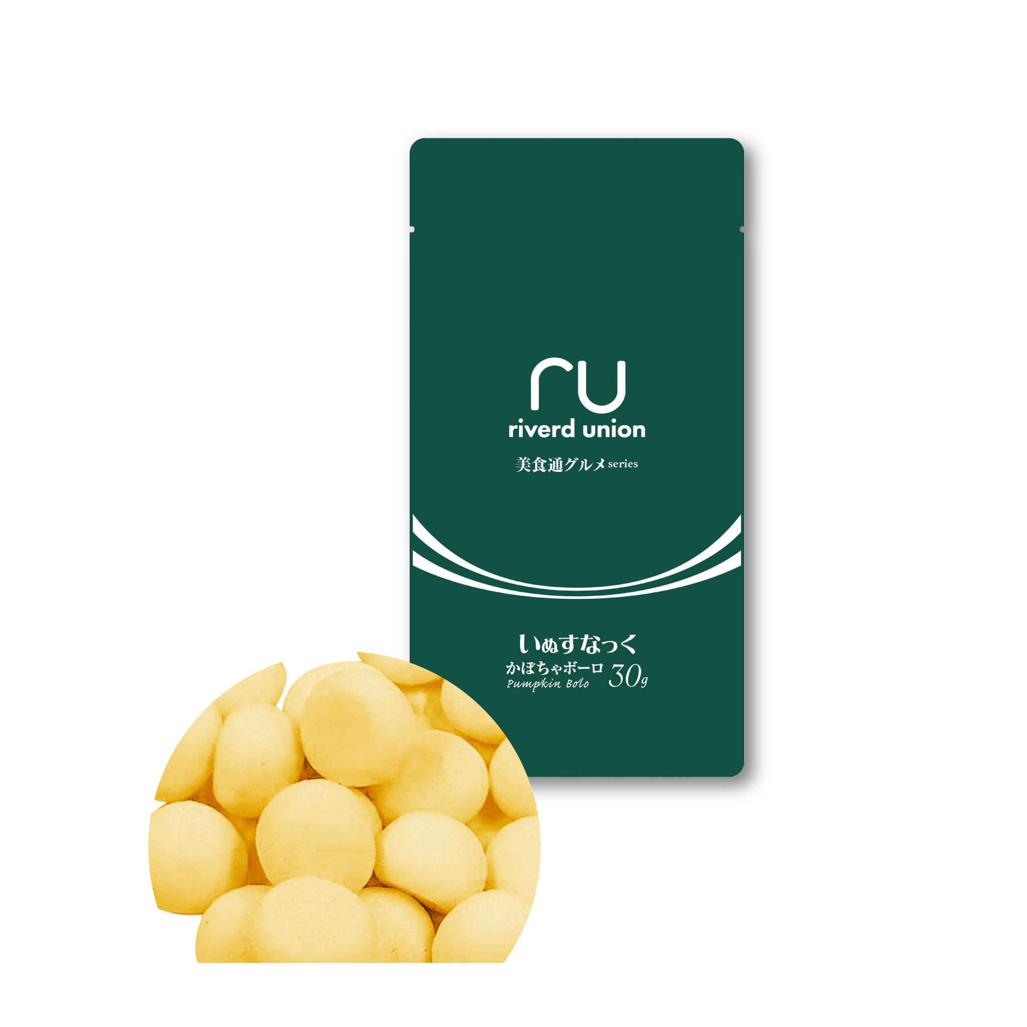 いぬすなっく 美食通グルメseries かぼちゃボーロ 30g