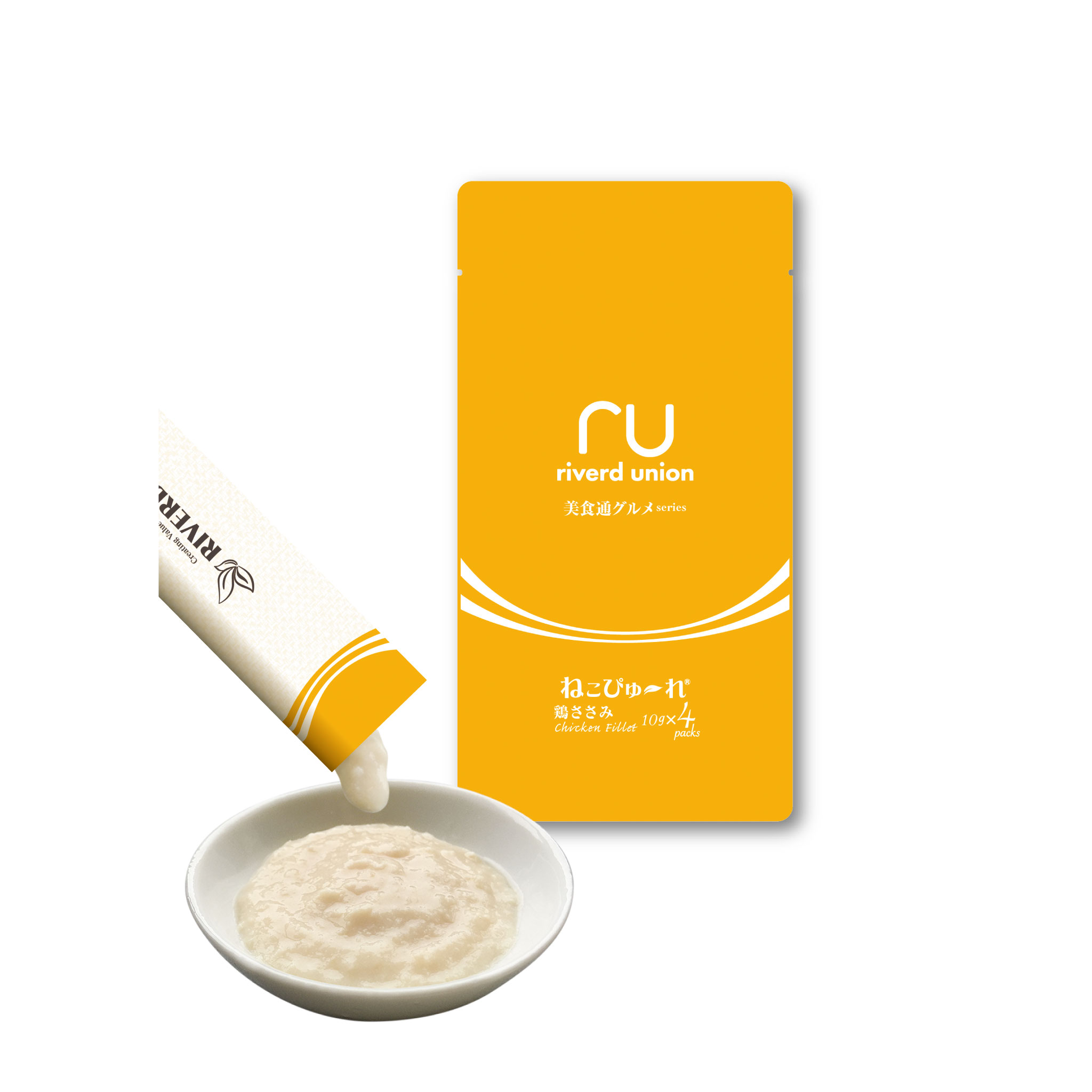 ねこぴゅ～れ 美食通グルメseries 鶏ささみ 4本