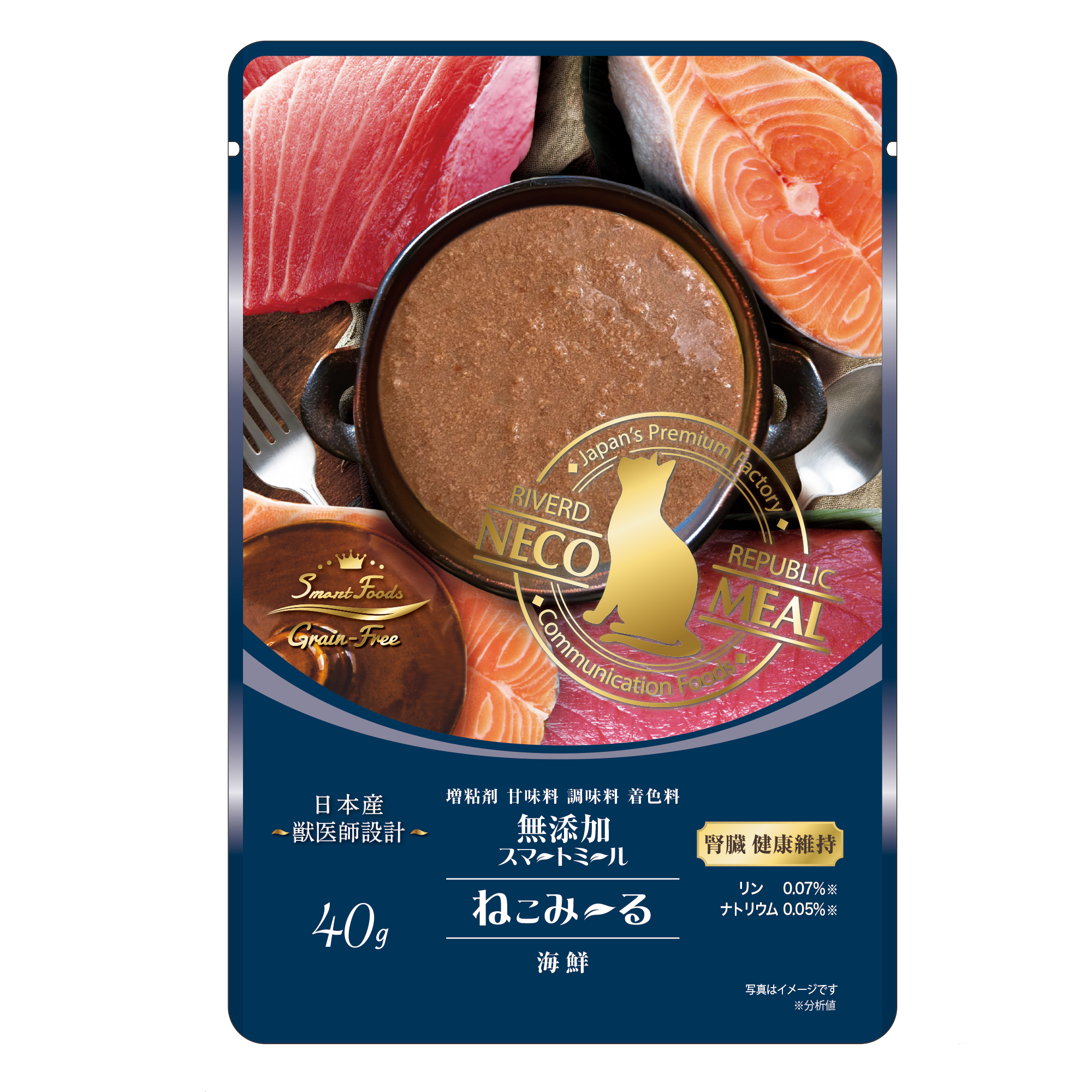 ねこみ～る 腎臓健康維持 海鮮 40g×14pc