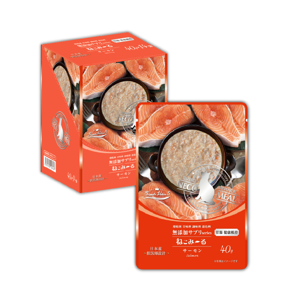 ねこみ～る 胃腸健康維持 サーモン 40g×14pc