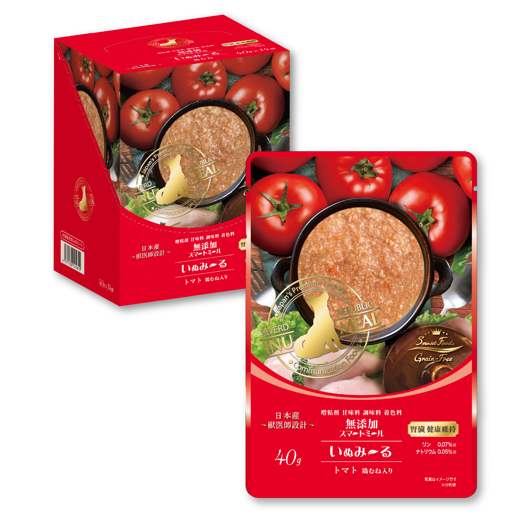 いぬみ～る 腎臓健康維持　トマト 40g×14pc
