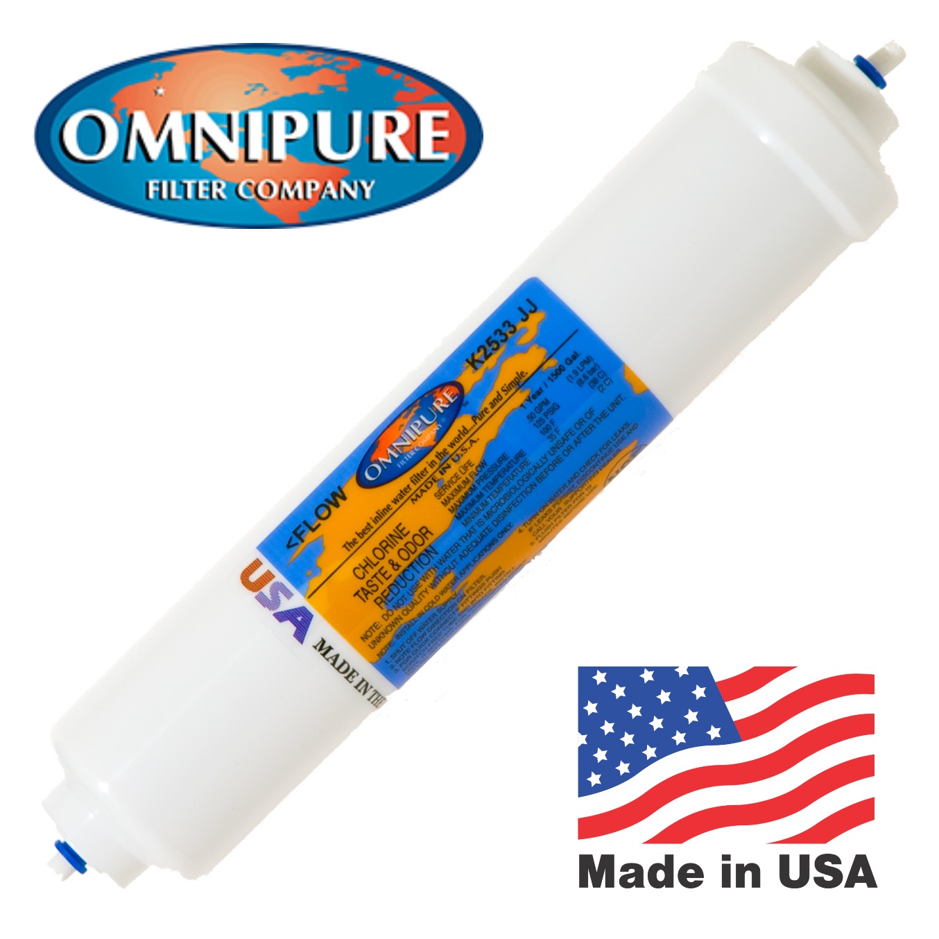 Omnipure ｲﾝﾗｲﾝｶｰﾎﾞﾝ (2"X10") 2533