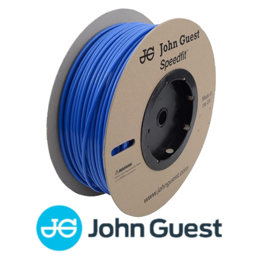 John Guest ﾁｭｰﾌﾞ 1/4"（青）