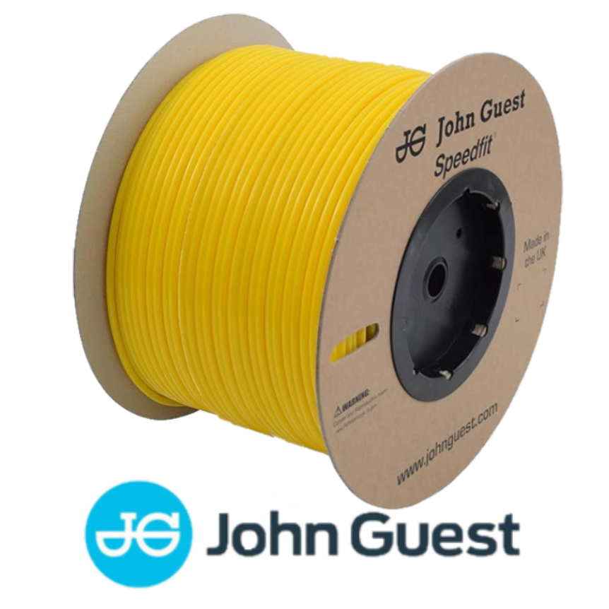 John Guest ﾁｭｰﾌﾞ 1/4"（黄）