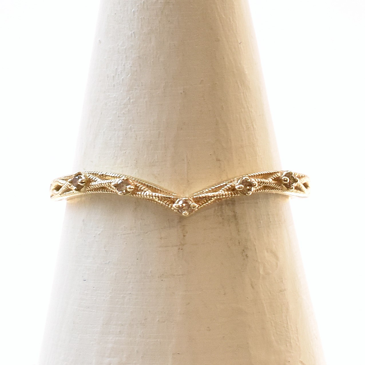 【109R0356-TTLB-TY】K10YG　鑽石　戒指（ダイヤモンド　リング）