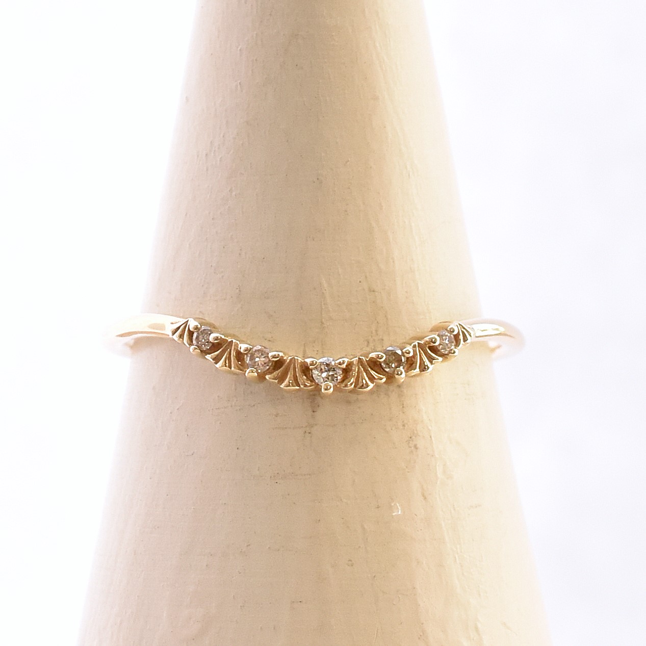 【109R0358-TTLB-TY】K10YG　鑽石　戒指（ダイヤモンド　リング）