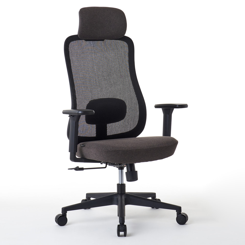 ROOM WORKS (ルームワークス) ワークチェア M2シリーズ ブラック 北欧モダン RM2-BBR ブラック／ブラウン