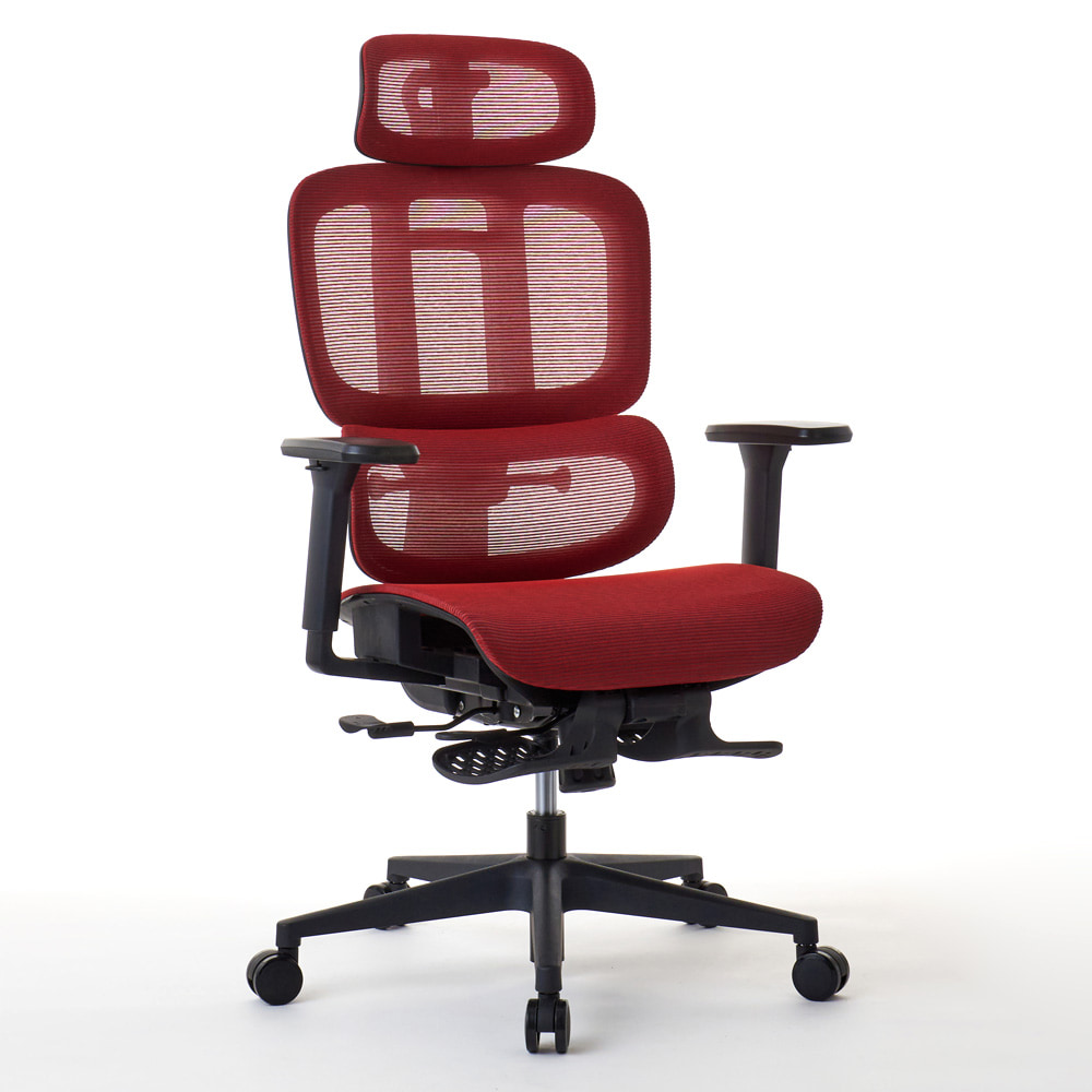 ROOM WORKS (ルームワークス）多機能フルメッシュワークチェア M5シリーズ RM5-RD レッド