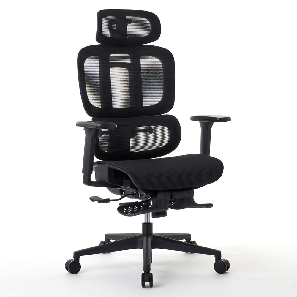 ROOM WORKS (ルームワークス）多機能フルメッシュワークチェア M5シリーズ RM5-BK ブラック