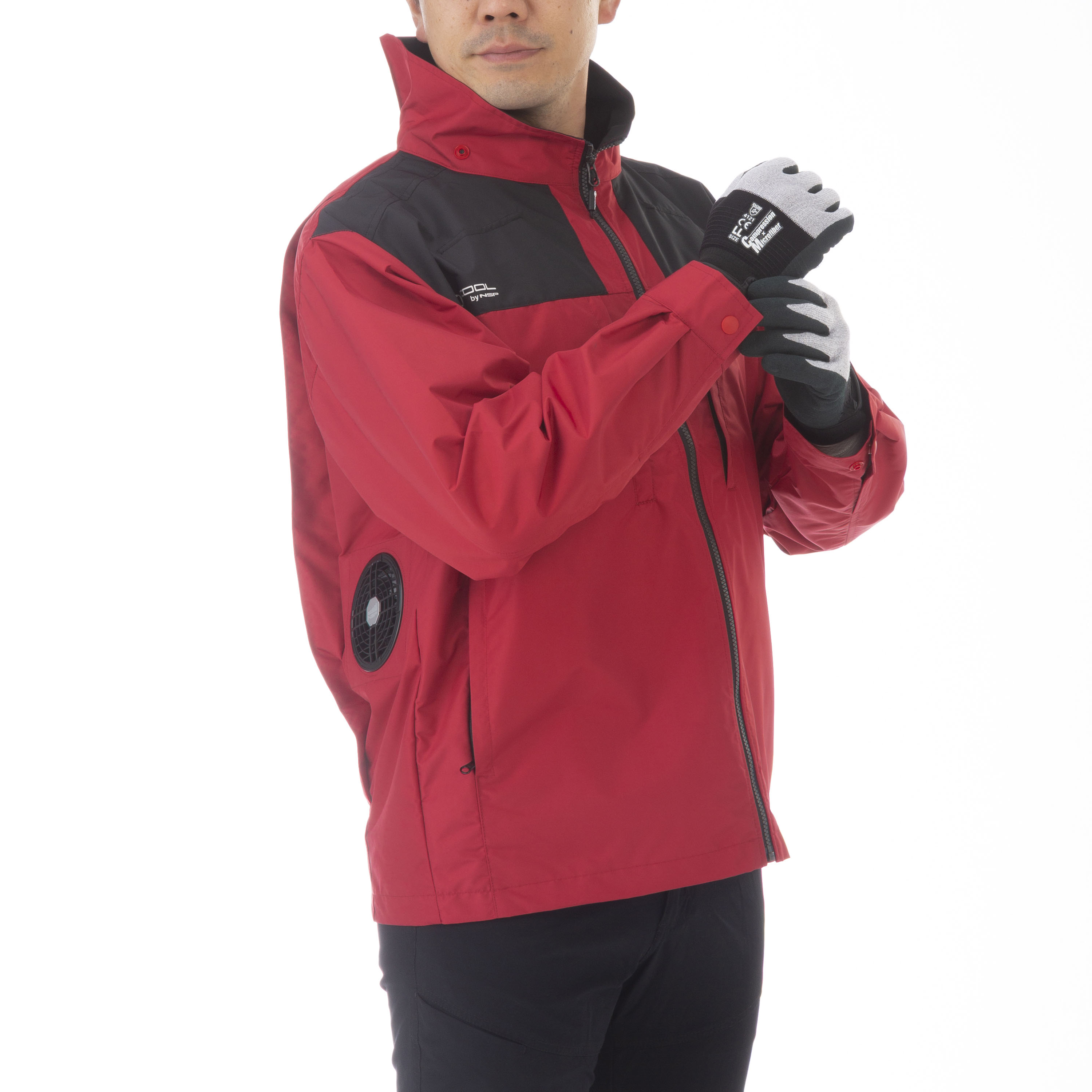 Nクールウェア NA-1143-8レッド（服単品）