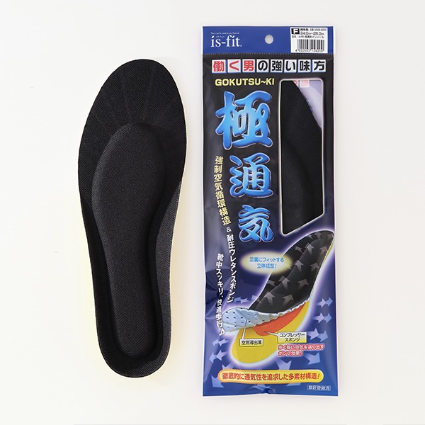 is-fit 極通気インソール（男性用）
