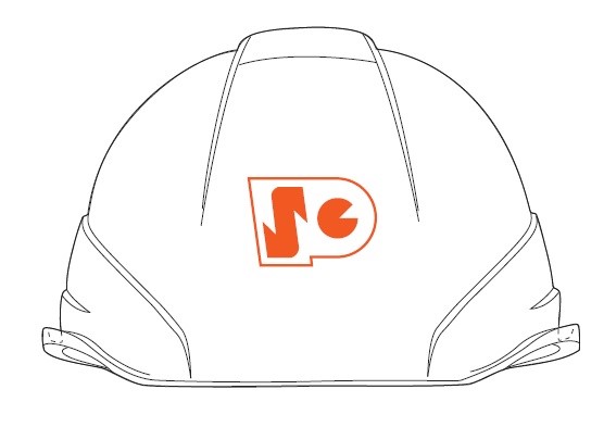 来客用ヘルメット　189-JZ(EPA)　ピー・エス・コンクリート仕様