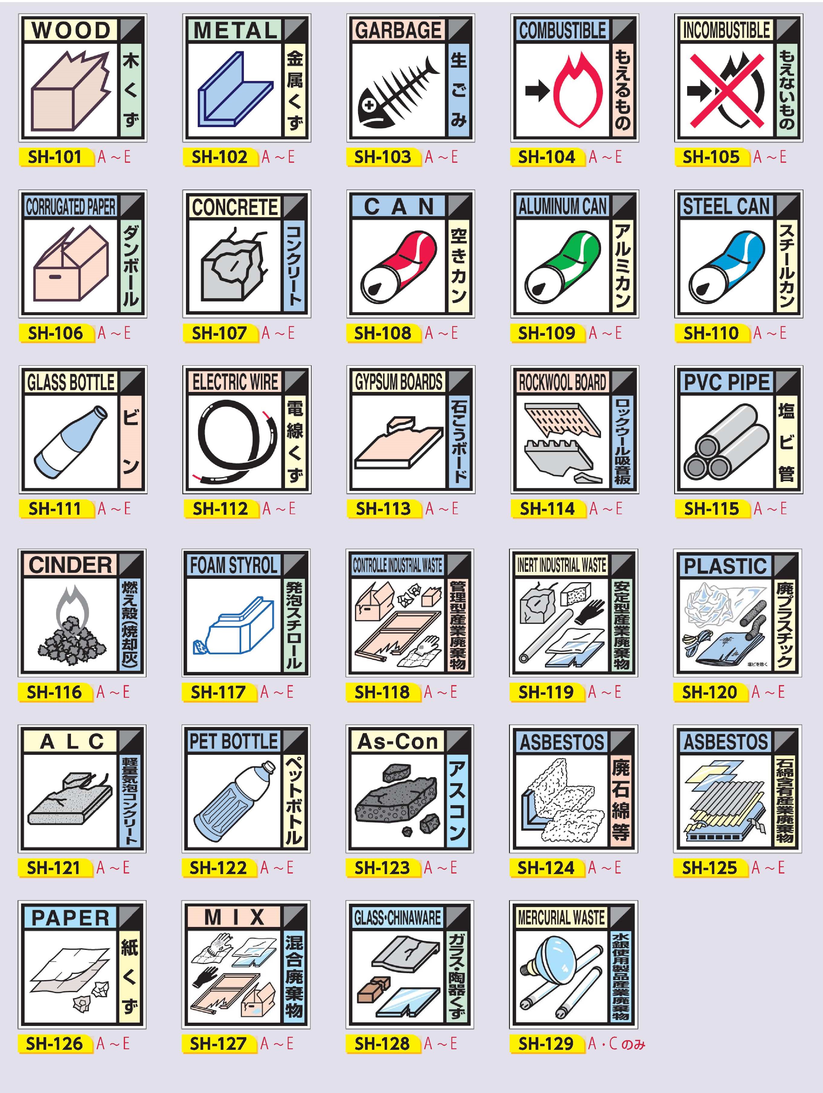 建設副産物標識 Aタイプ　SCボード
