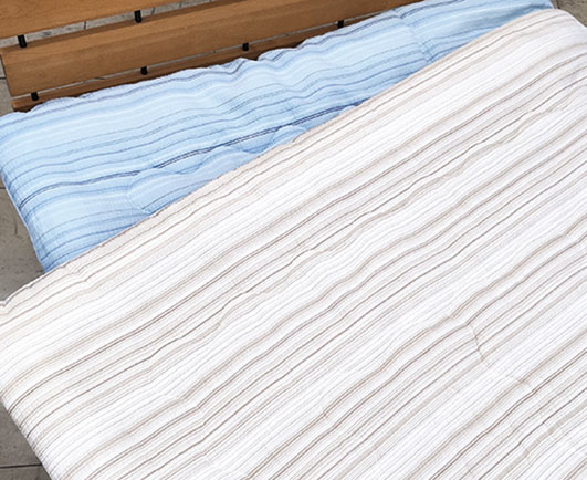 綿しじらパイル肌掛ふとん　SN-0604F