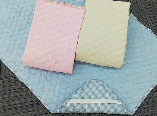 麻混わた入り汗取り敷パッド