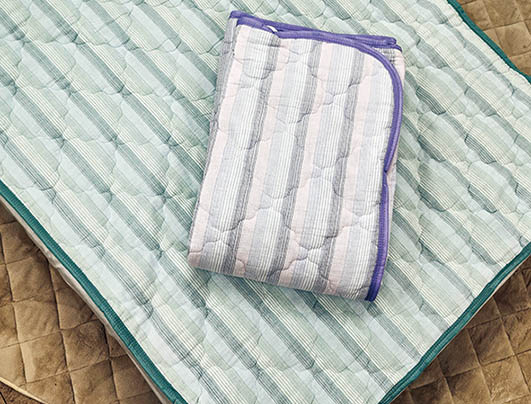 (株)ロマンス小杉 綿しじら敷パッド S