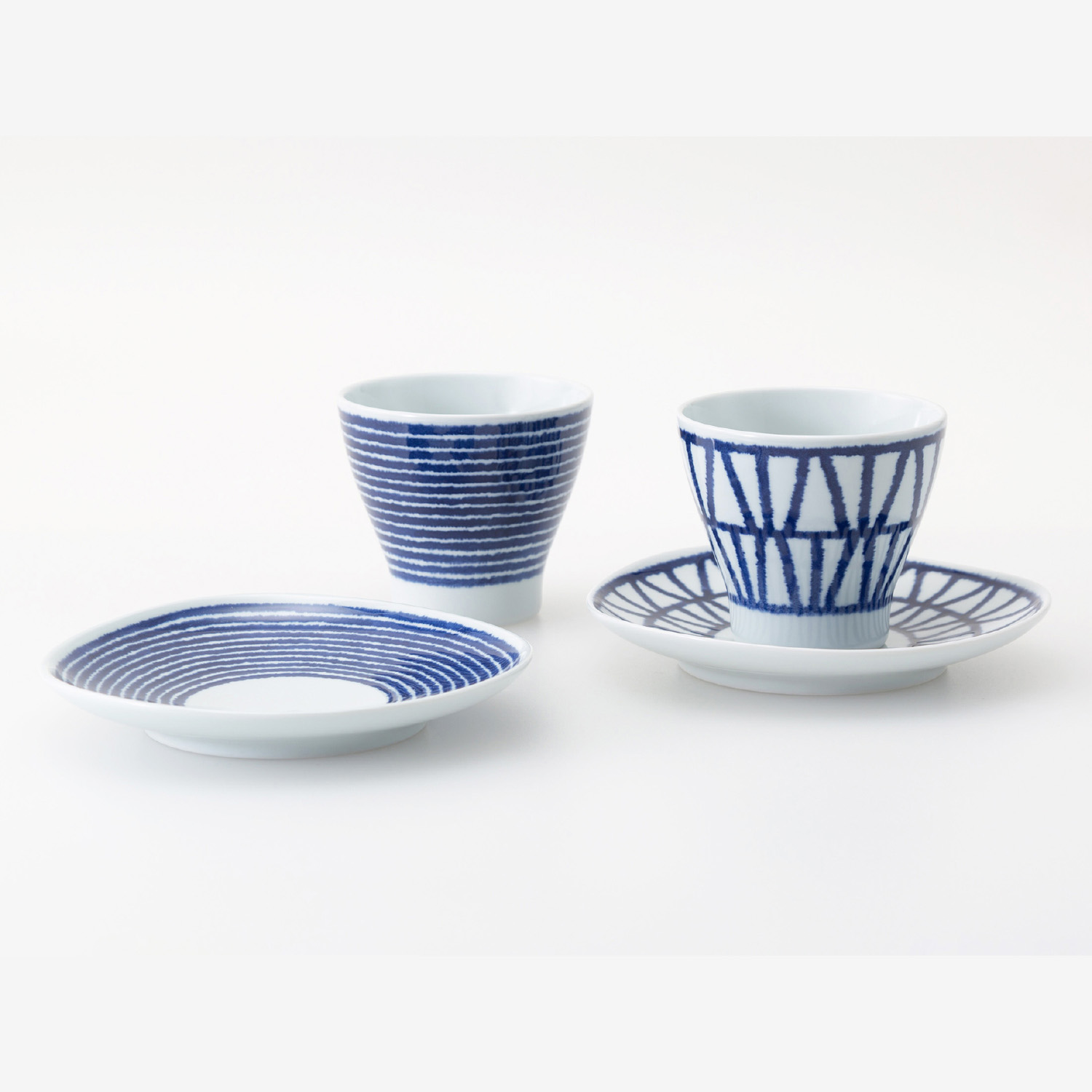 藍玉 カップ＆トレーペア