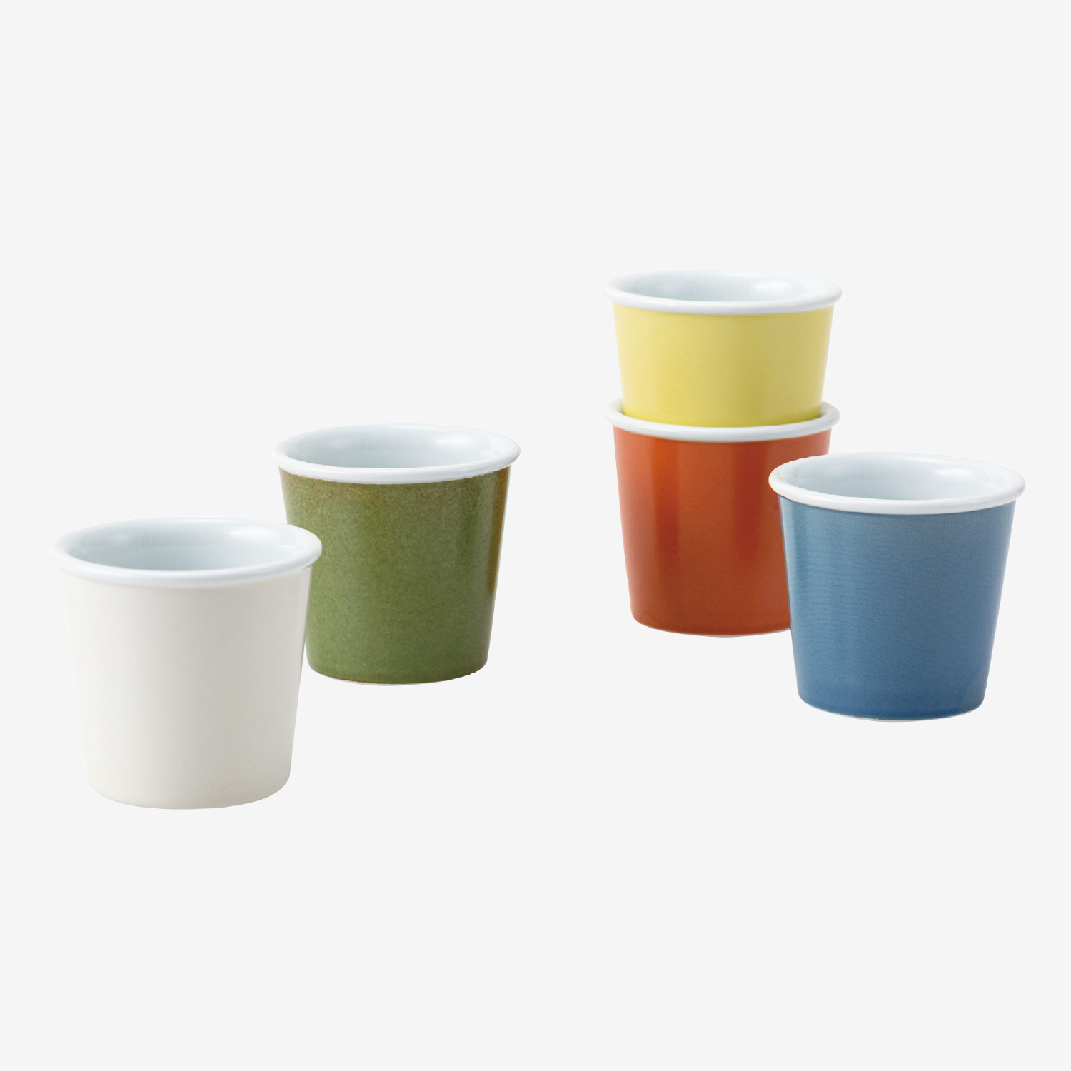 Paper Cup Small set / 5 colors