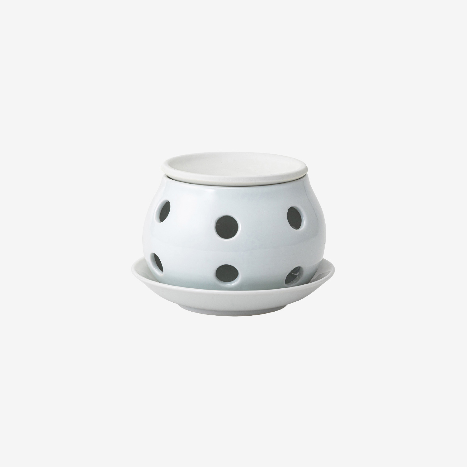 白磁 茶香炉 小