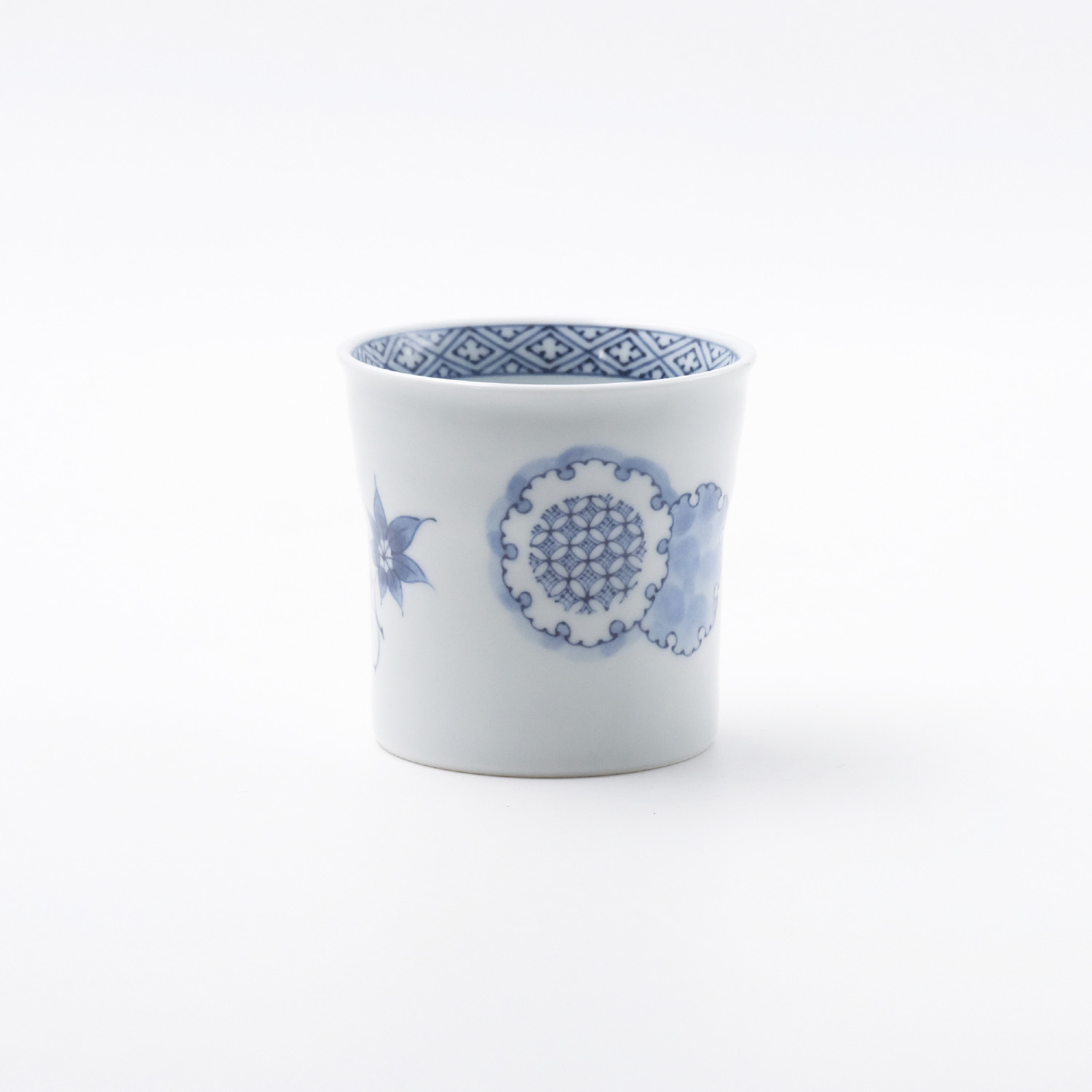 雪輪地紋 焼酎カップ