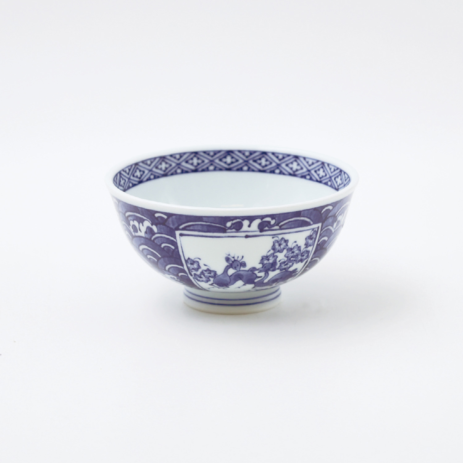 紅葉鹿絵 軽量3.8茶付