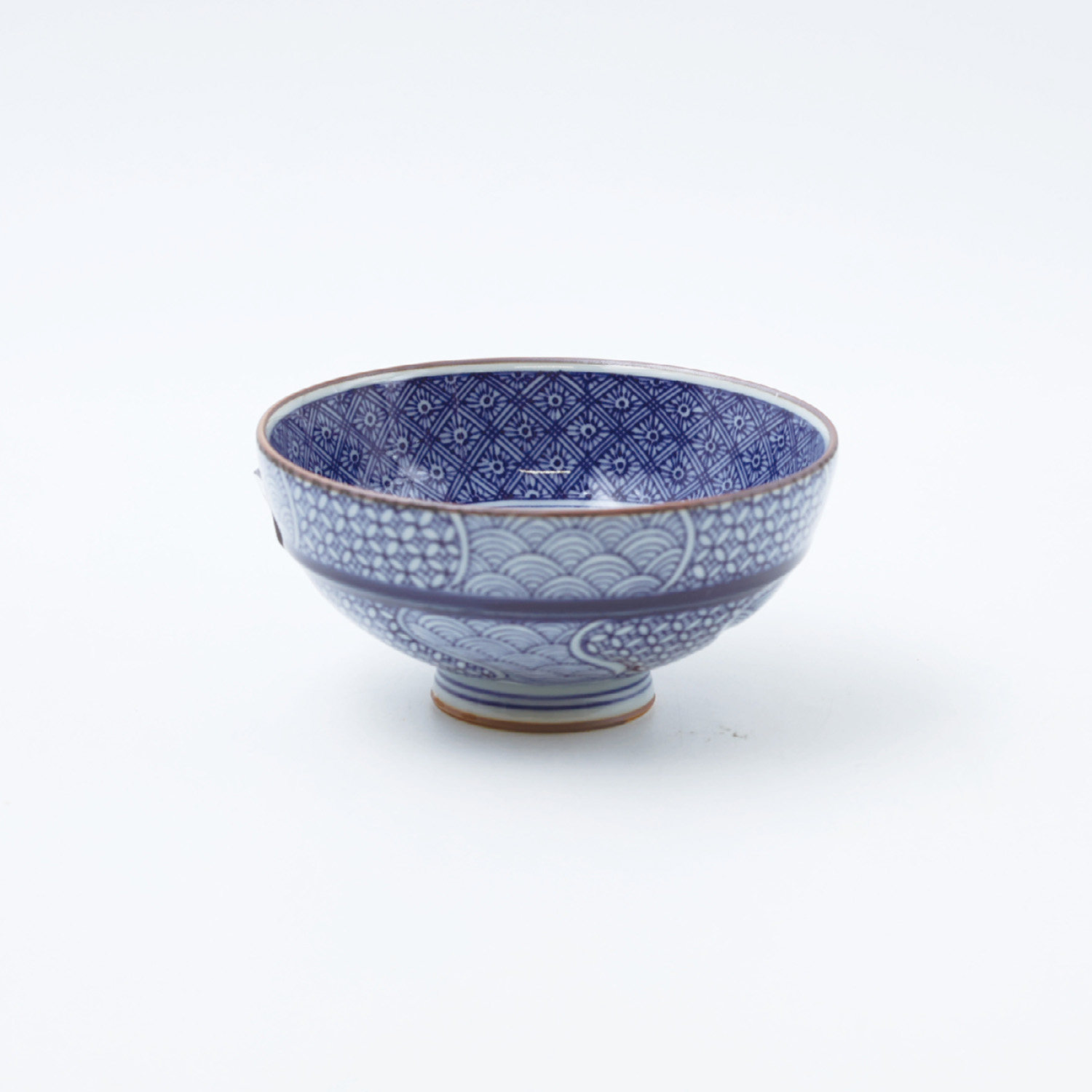 地紋織 彫茶付 大