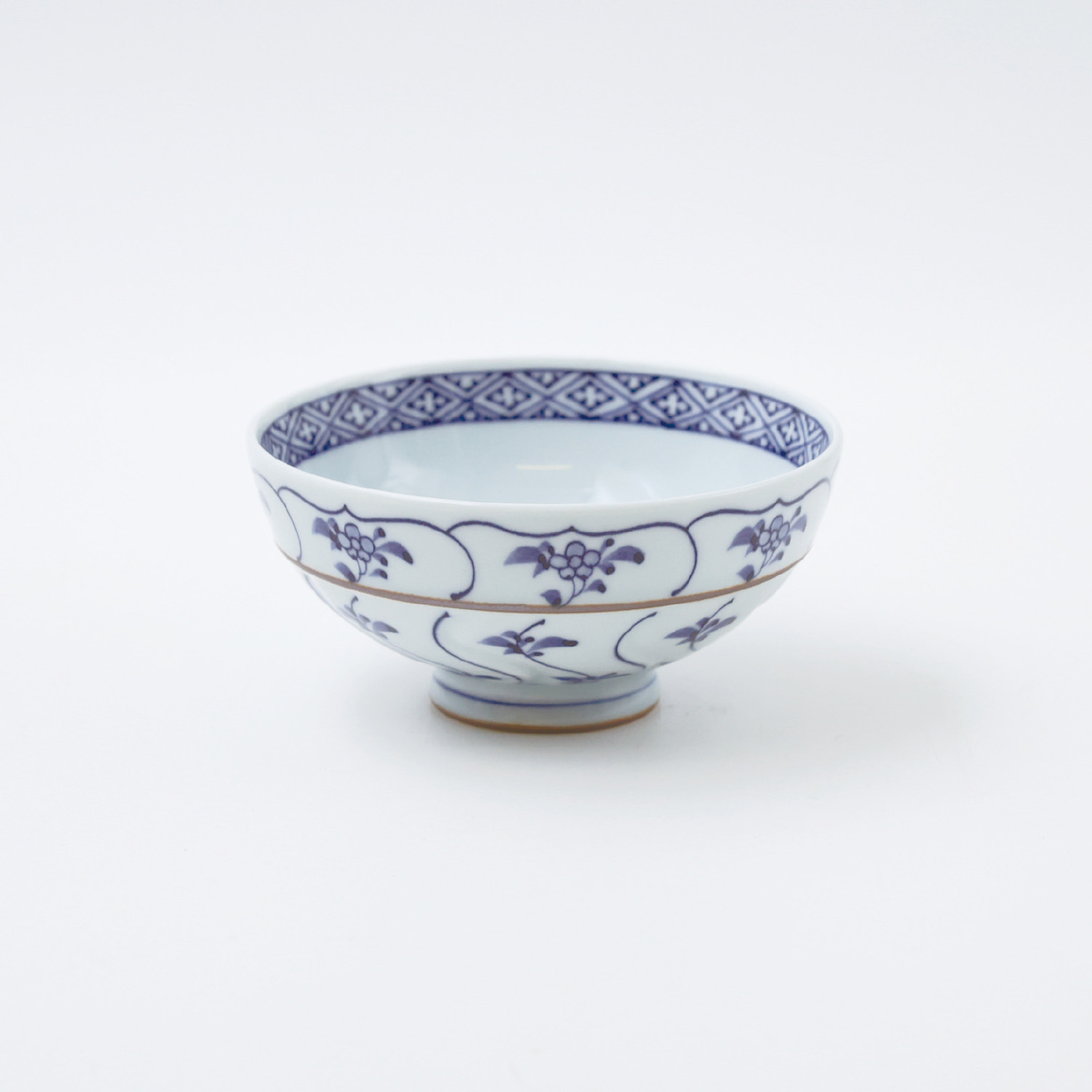 割草花 彫茶付 大