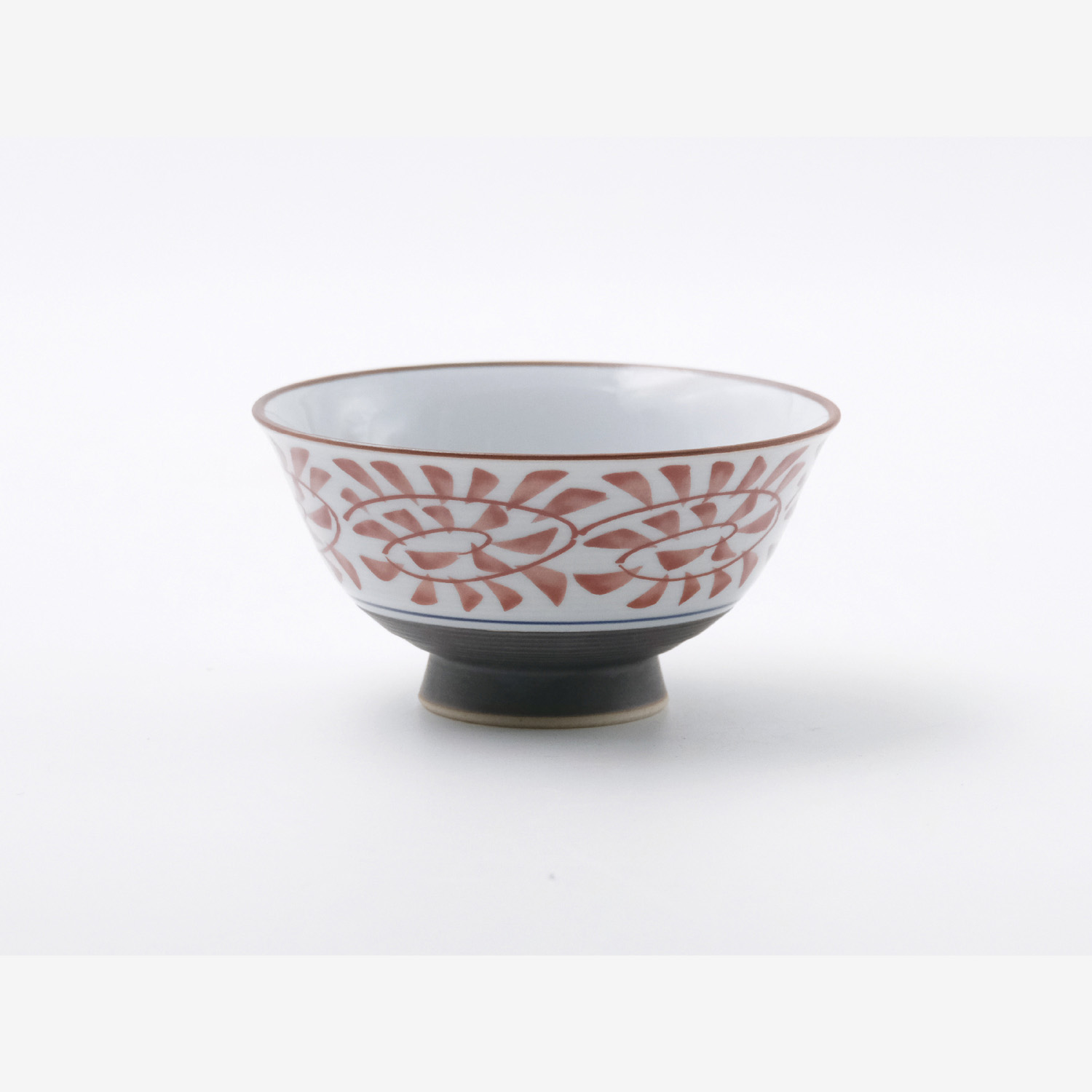 錦淡唐草 飯碗 中