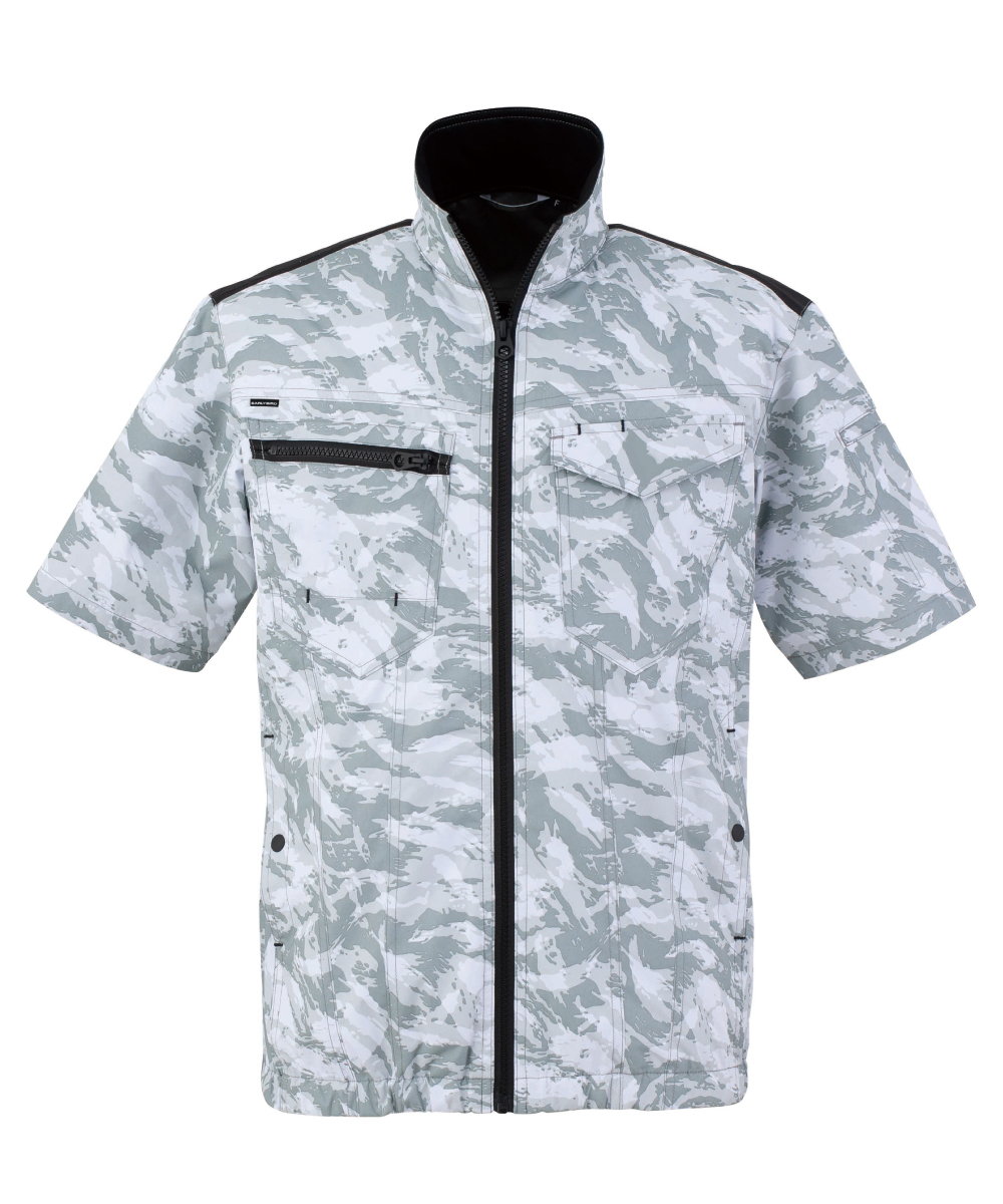 【期間限定掲載品】TH614-8　冷蔵服2026　半袖ジャケット　ストームホワイト　※バッテリー別