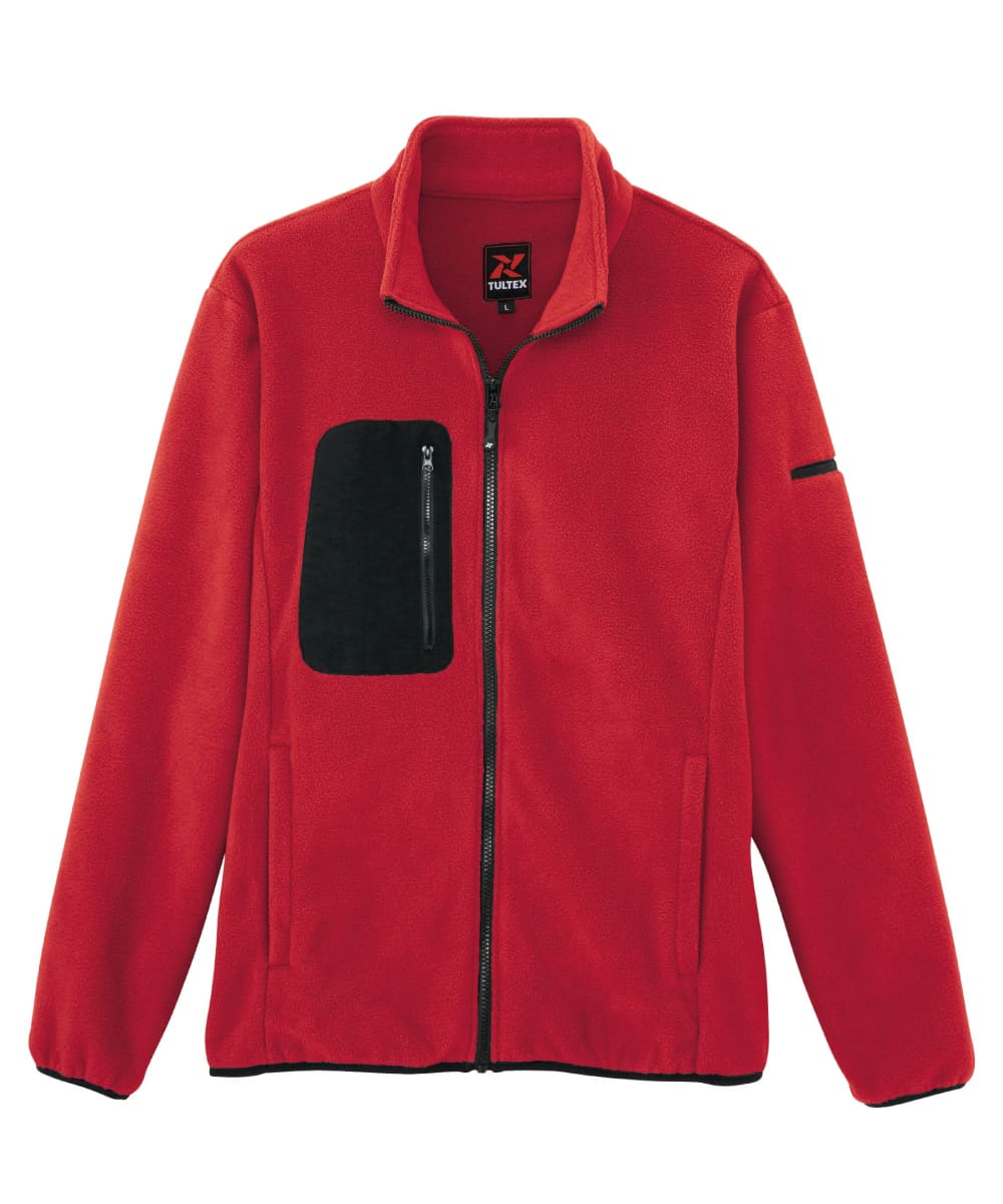 AZ-10311-009　男女兼用フリースブルゾン　レッド