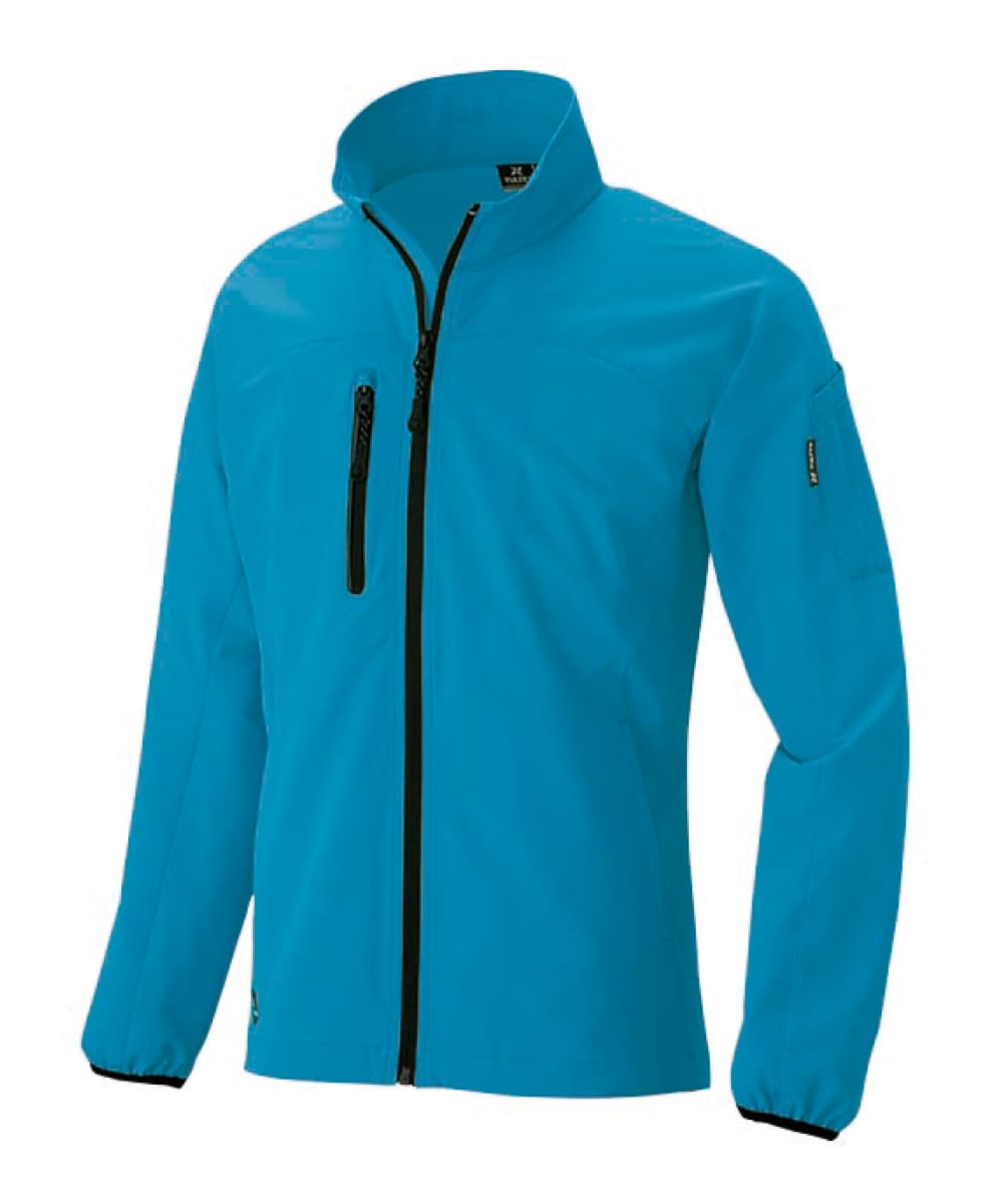 AZ-10333-027　男女兼用長袖ブルゾン　ターコイズブルー