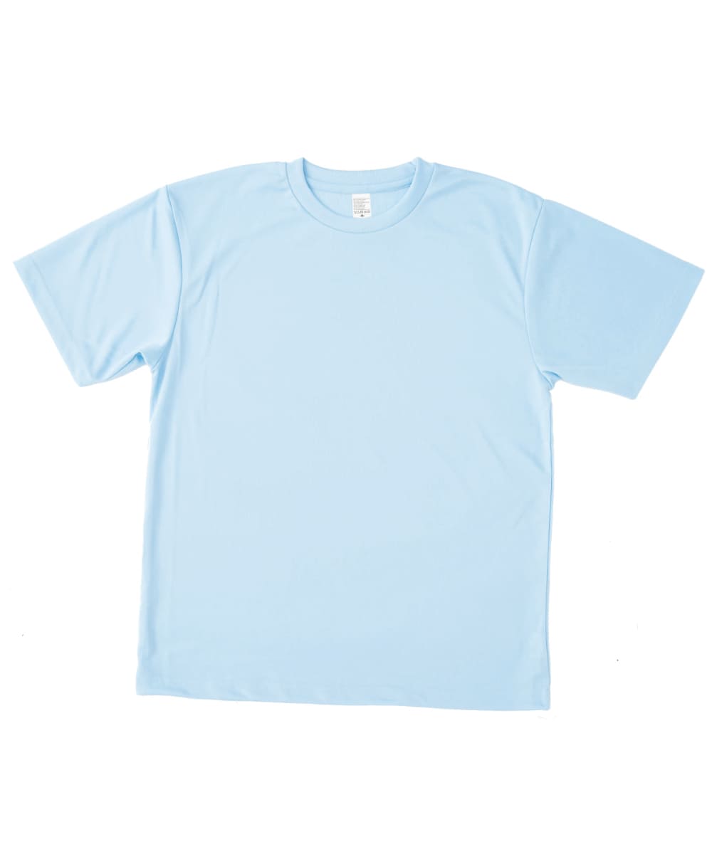 AZ-8090-007　男女兼用4.4オンスドライ半袖Ｔシャツ(ポケット無し)　ライトブルー