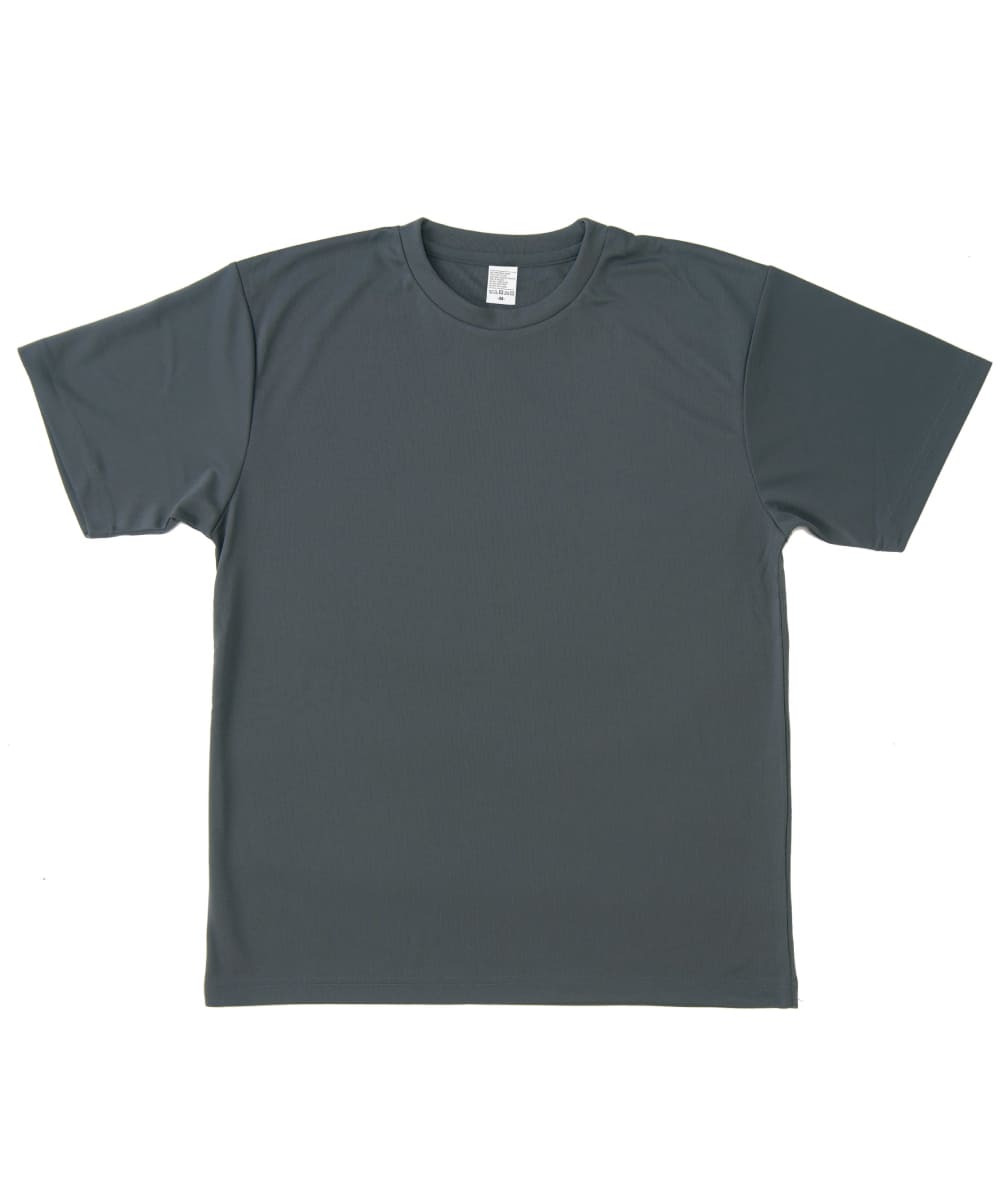 AZ-8090-014　男女兼用4.4オンスドライ半袖Ｔシャツ(ポケット無し)　ダークグレー