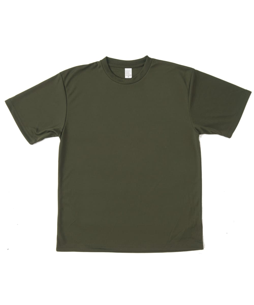AZ-8090-045　男女兼用4.4オンスドライ半袖Ｔシャツ(ポケット無し)　アーミーグリーン