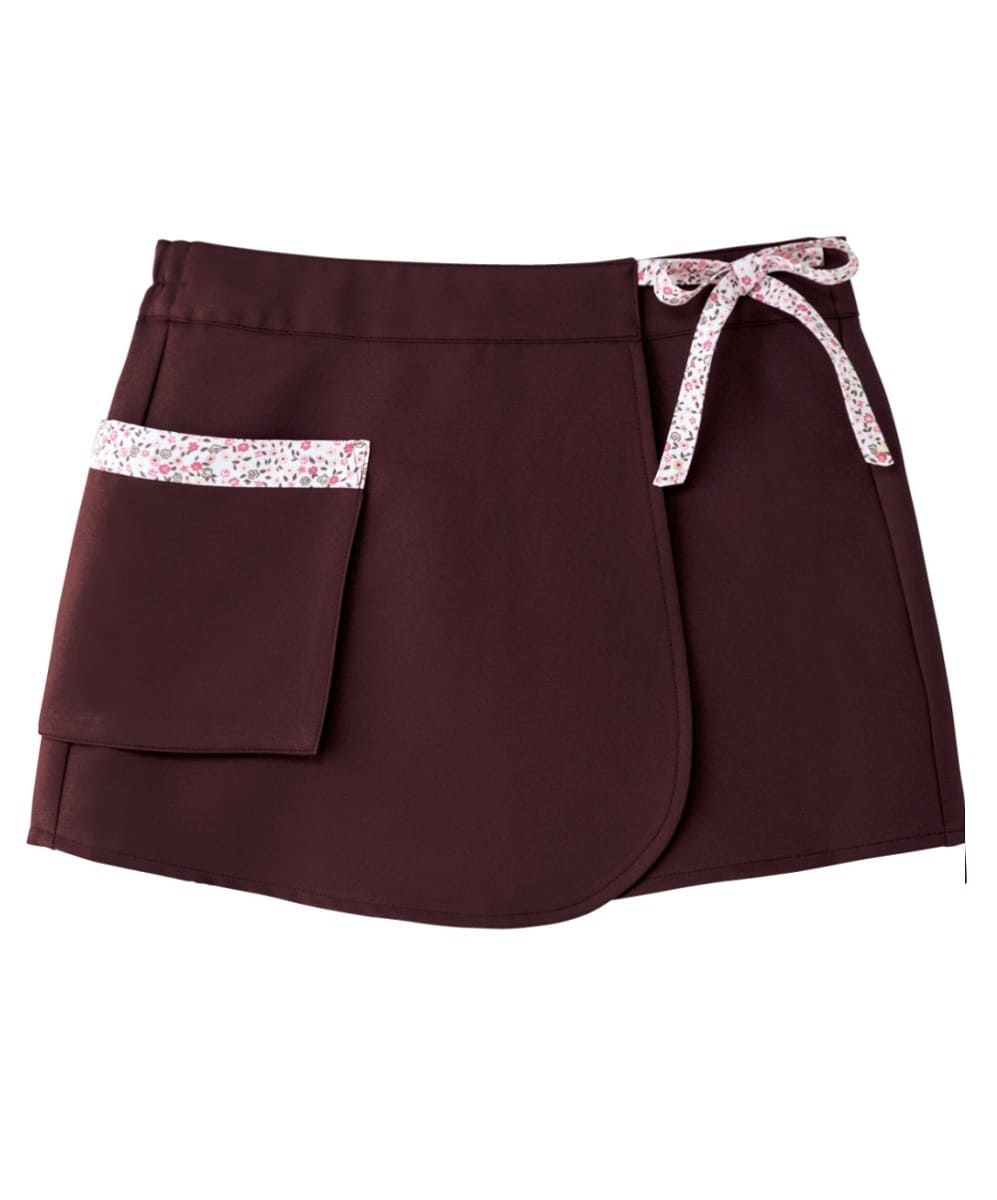 AIA303-15　男女兼用腰巻エプロン　ブラウン