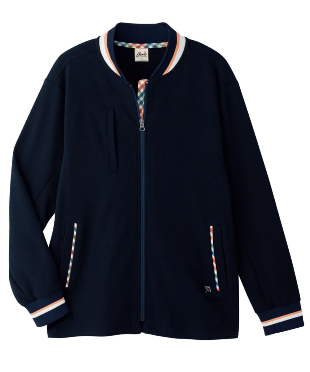 ANJ300-39　男女兼用インドアジャケット　ネイビー