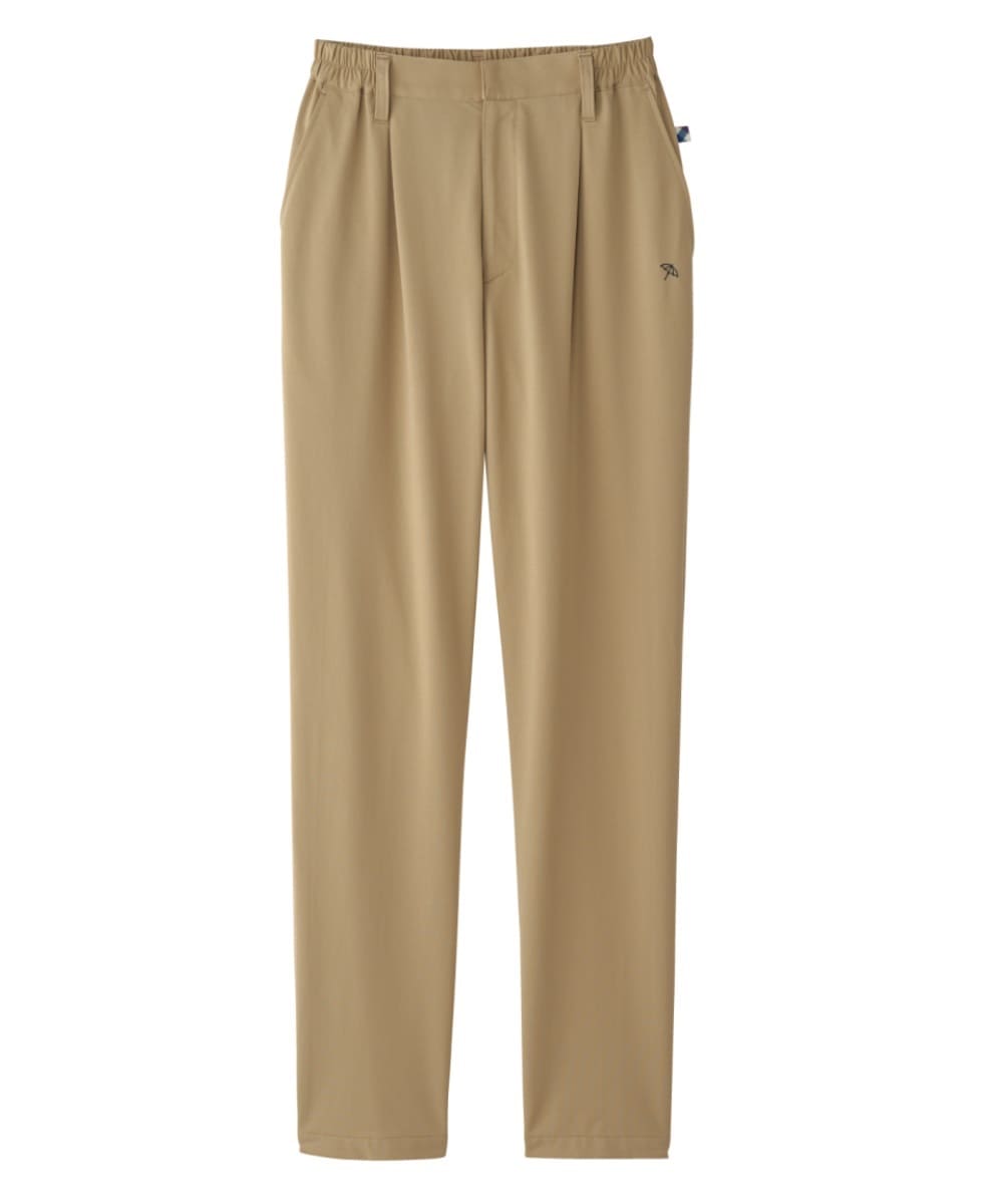 ANP100-11　メンズストレッチパンツ（ワンタック）　ベージュ