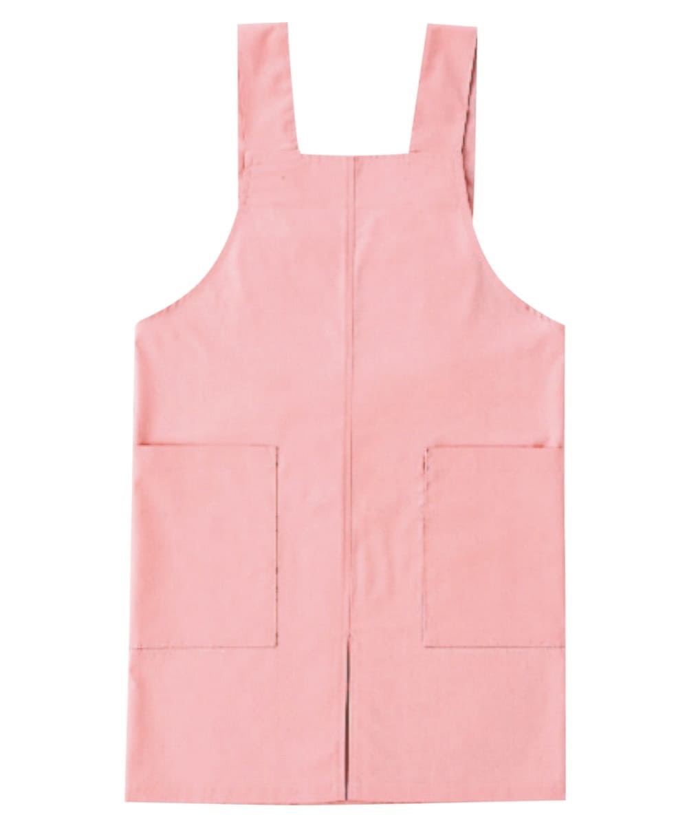 PA305-72　男女兼用エプロン　ペールピンク