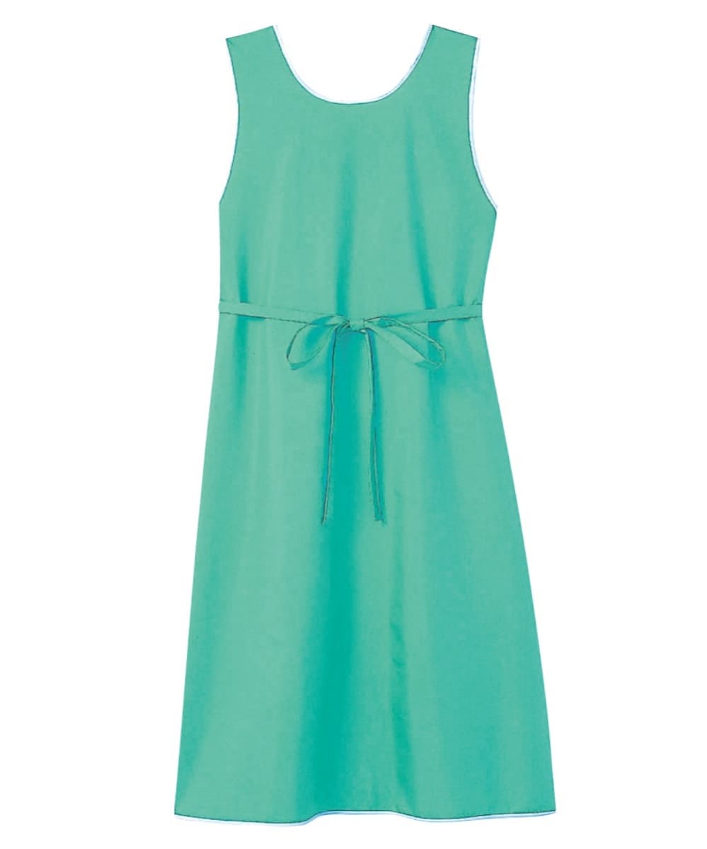 PA306-45　男女兼用入浴介助用エプロン　ターコイズ