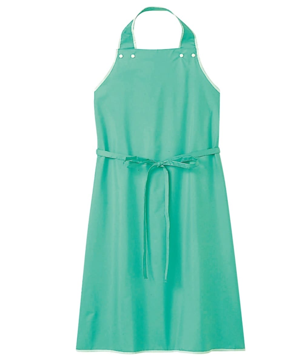 PA307-45　男女兼用入浴介助用エプロン　ターコイズ