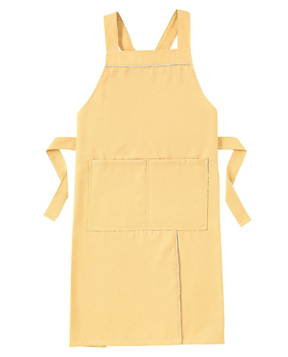 PA308-85　男女兼用エコエプロン　ペールオレンジ