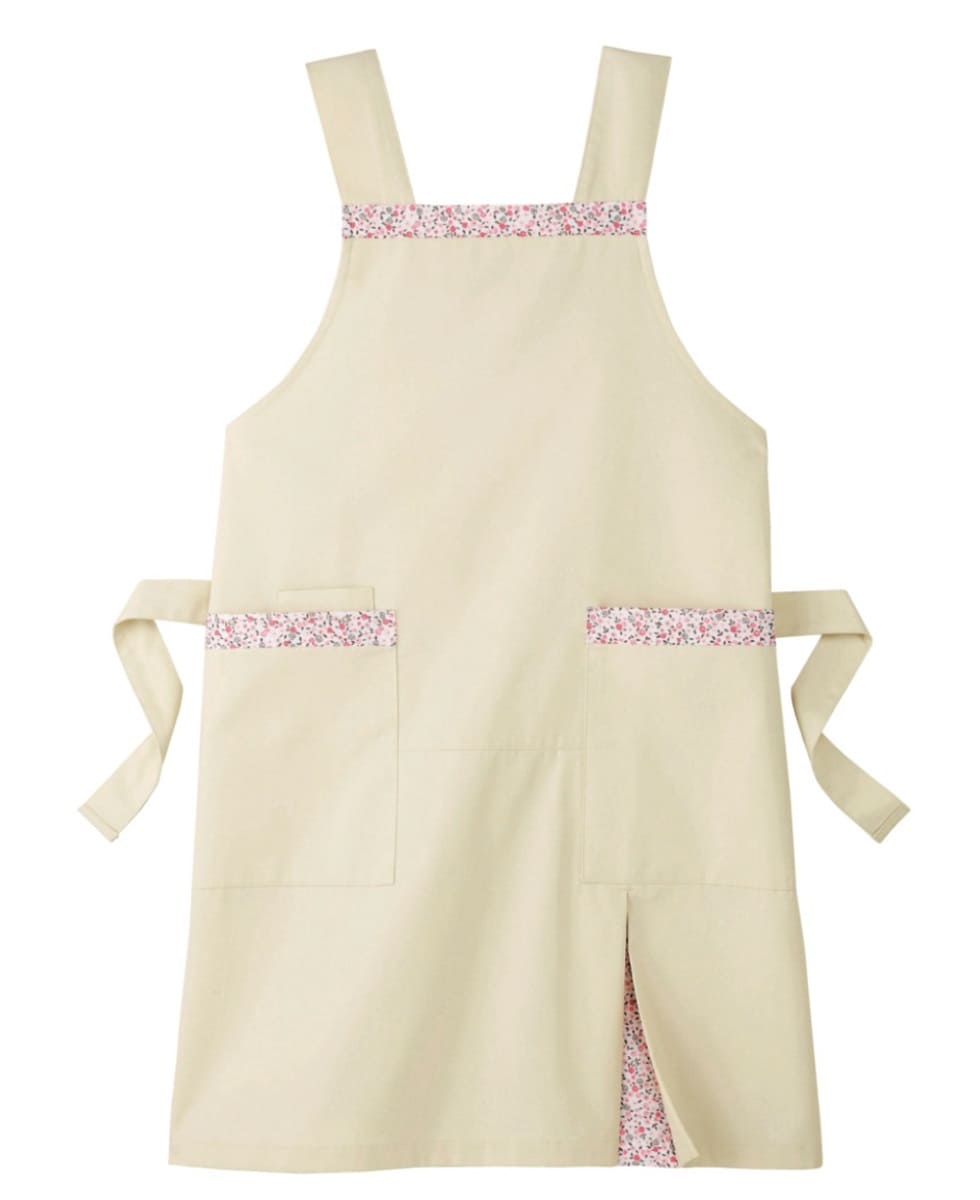 PA311-11　男女兼用エプロン　ベージュ