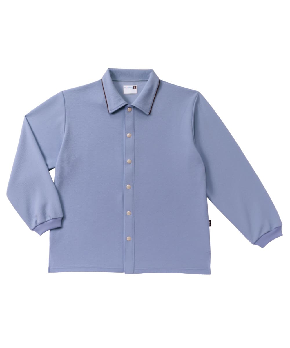 PJ001-21　男女兼用ニットジャケット　ラベンダー