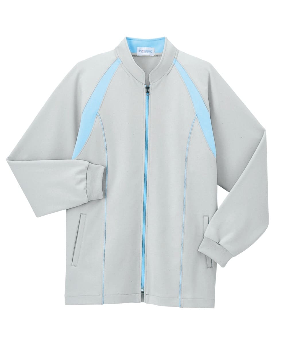 PJ322-03　男女兼用インドアジャケット　ライトグレー