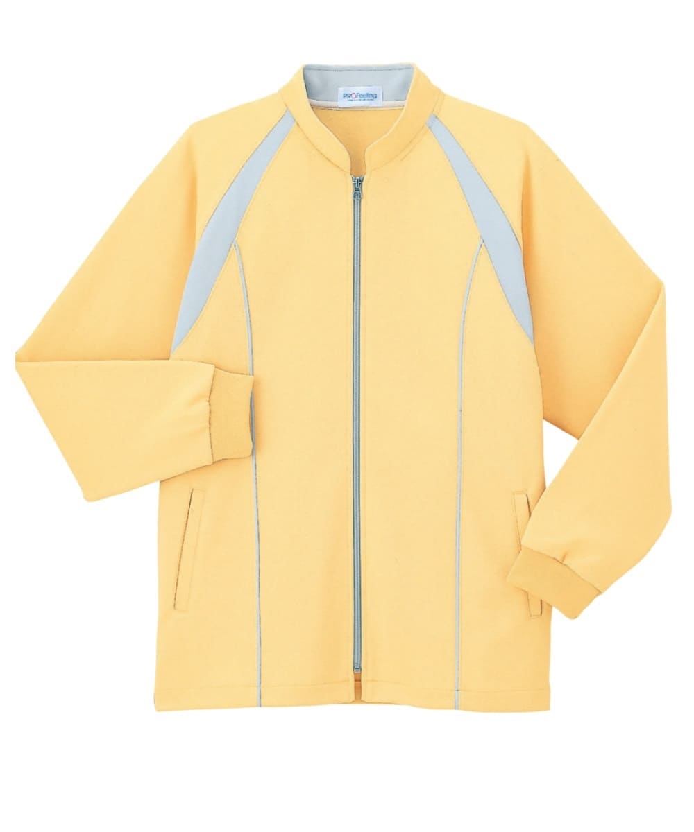 PJ322-85　男女兼用インドアジャケット　ペールオレンジ