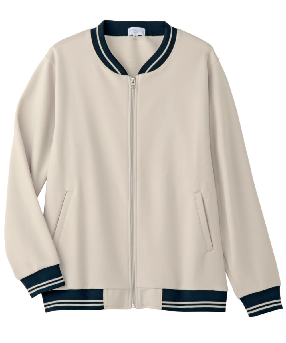 PJ325-04　男女兼用クラシックジャケット　シルバーグレー