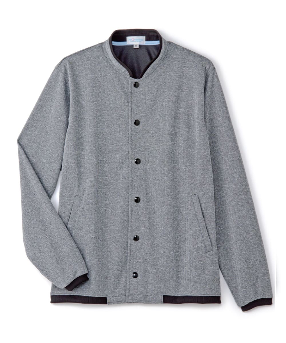 PJ328-05　男女兼用クラシックジャケット　グレー杢