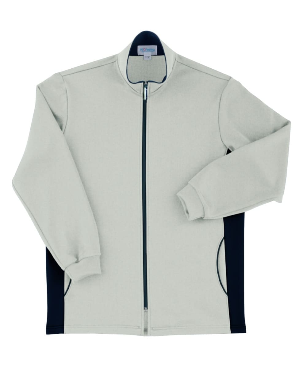 PJ329-04　男女兼用インドアジャケット　シルバーグレー