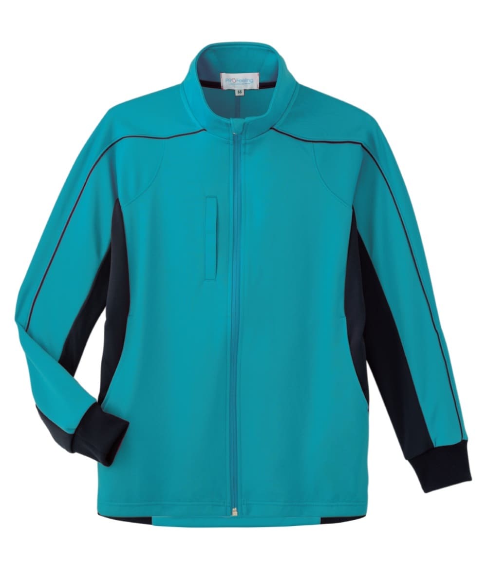 PJ344-45　男女兼用インドアジャケット　ターコイズブルー